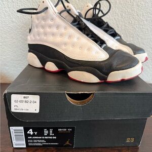 Air Jordan 13 Retro BG size 4Y like new!! With box